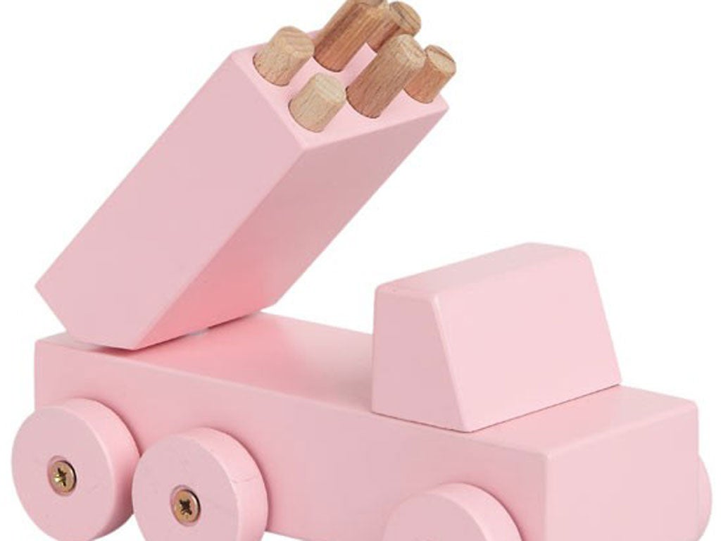 The £23.50 toy, available in baby pink, yellow or natural wood, was described as 'tasteless' and 'vile'
