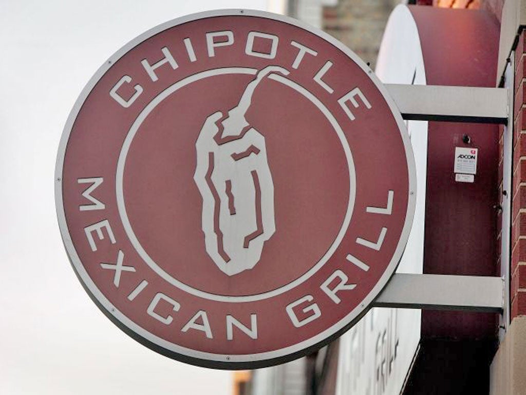 Mexican-food chain Chipotle will soon invade London