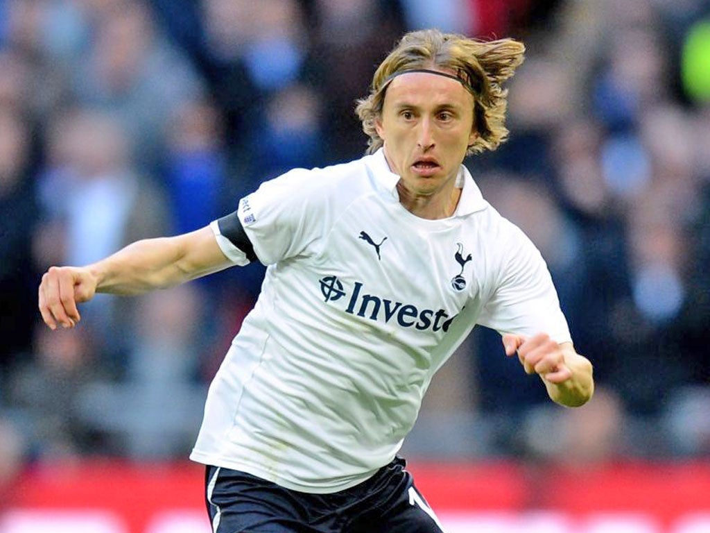 Luka Modric: The Croatian midfielder failed to turn up for Spurs’
team flight to the United States