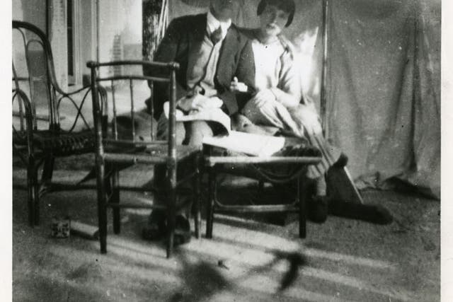 Katherine Mansfield with the man she eventually married, John Middleton Murry