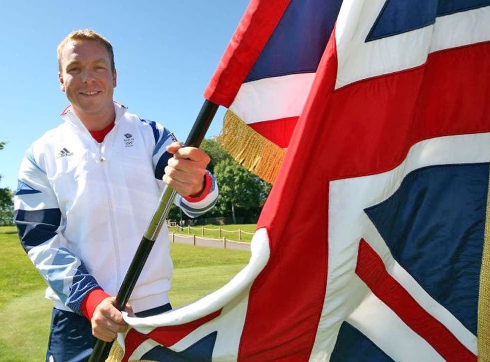 Sir Chris Hoy will lead out Team GB on home soil after being named yesterday as the flag-bearer for the opening ceremony