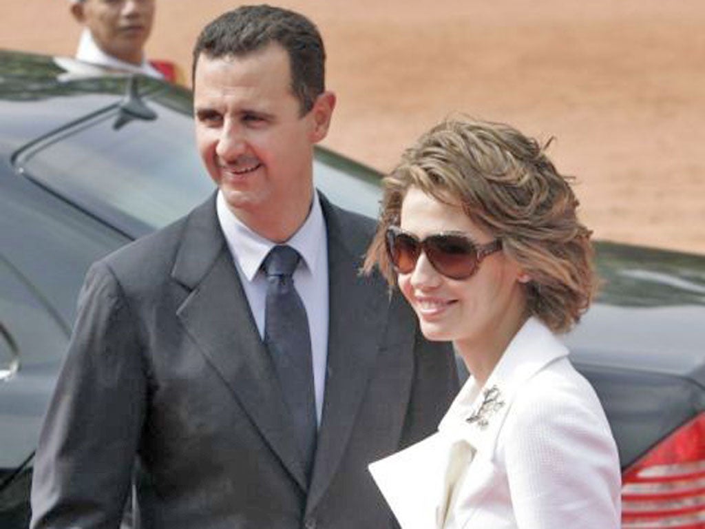 The regime said President Assad and his wife, Asma, had no plans to leave Syria