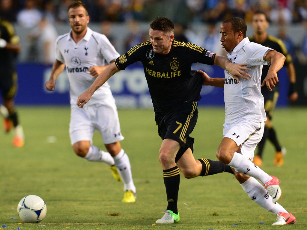 Robbie Keane in action for LA Galaxy
