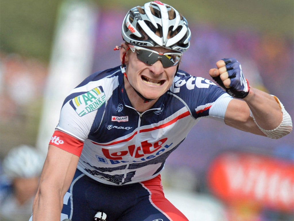 Andre Greipel will hope to finish ahead of Mark Cavendish in Saturday's road race