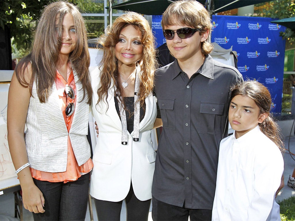 Bad relations: Michael Jackson's will has seen squabbles between his siblings, including Janet and his children Paris, Prince Michael and Prince Michael II