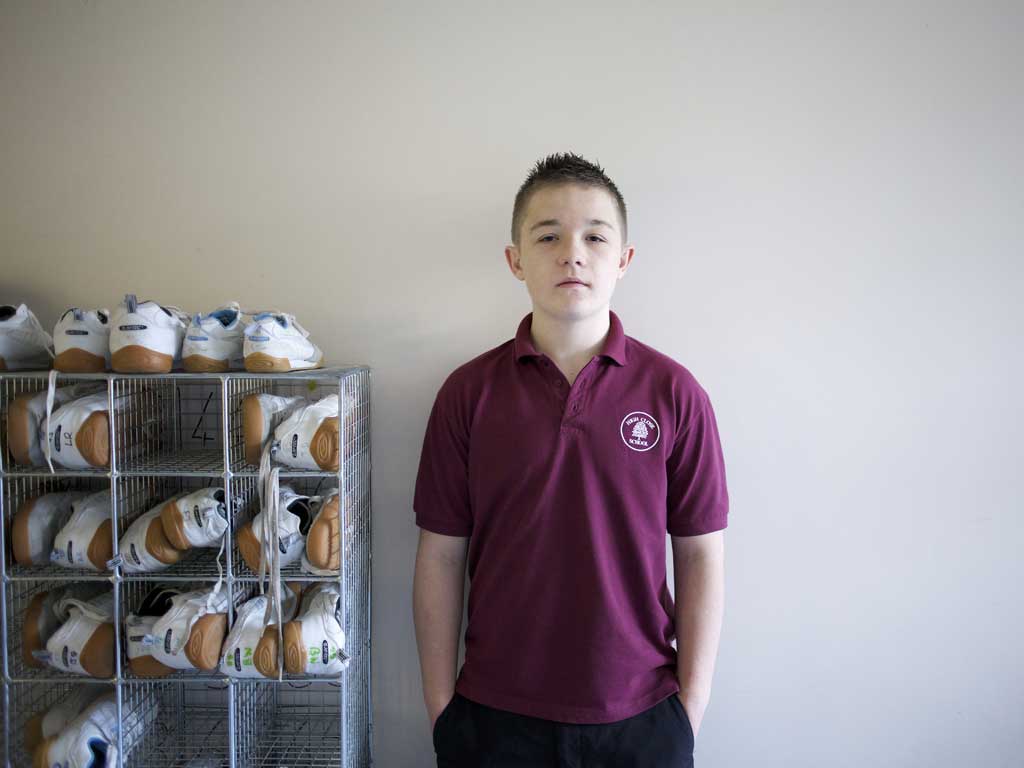 Pupil Josh, 14, is the subject of the documentary