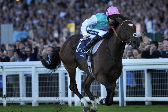 Only seven rivals have stood their ground against Frankel