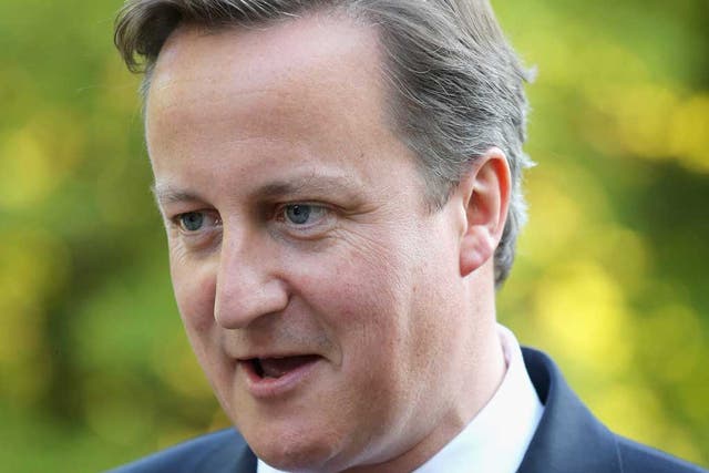David Cameron said the country must show the world 'the best of Britain' over the next two weeks