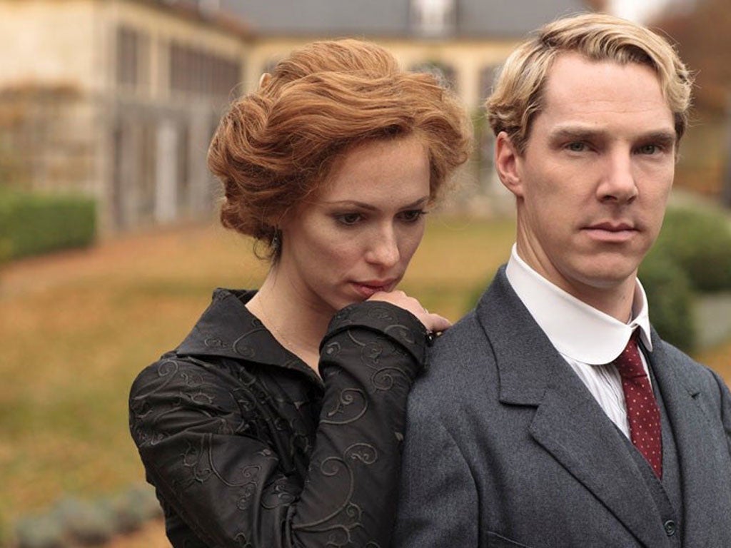 Rebecca Hall and Benedict Cumberbatch in Edwardian drama Parade's End