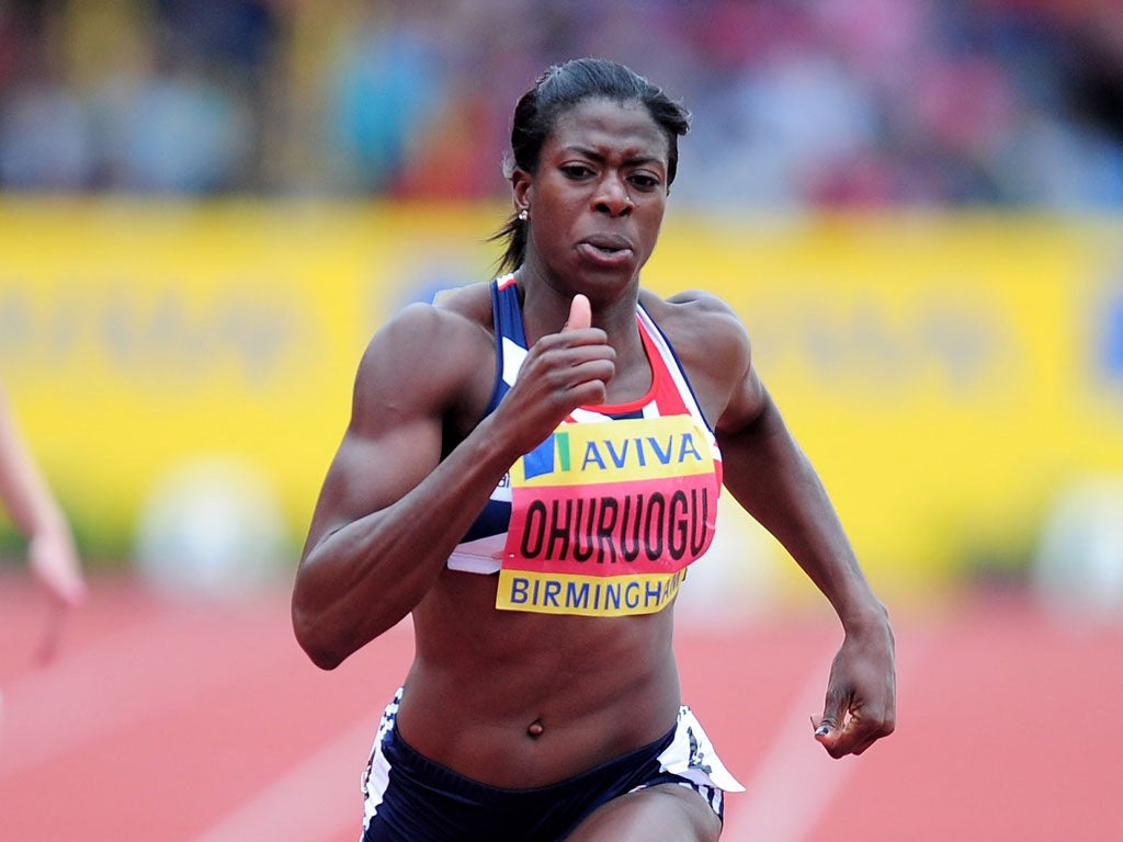 Christine Ohuruogu is excellent at championship racing