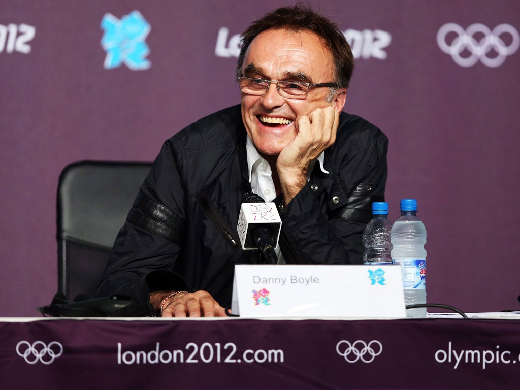 Oscar-winning film director Danny Boyle who masterminded the opening ceremony