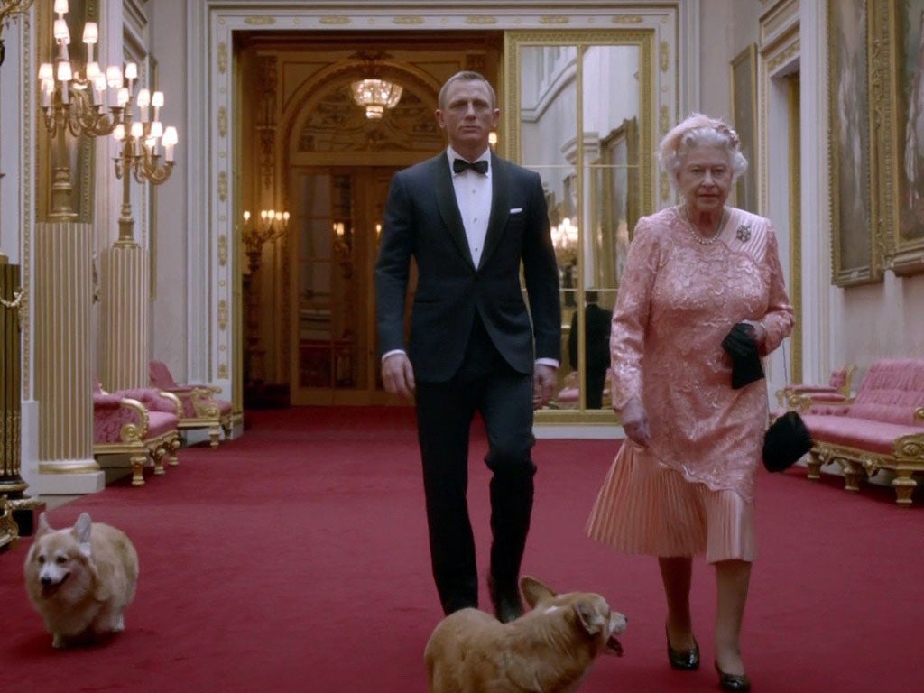 3. ‘Good evening, Mr Bond’: Escorting the Queen to the Opening Ceremony was not a job for any old security detail. In a specially commissioned film, Daniel Craig’s James Bond strode into Buckingham Palace to escort HM. Ably supported by the corgis, the (a