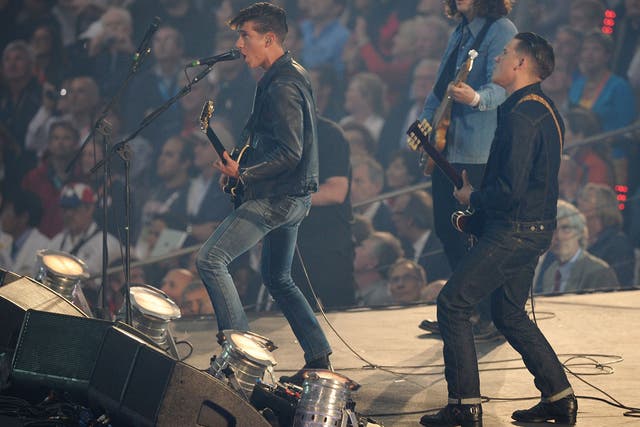 The Arctic Monkeys perform at the Olympics opening ceremony