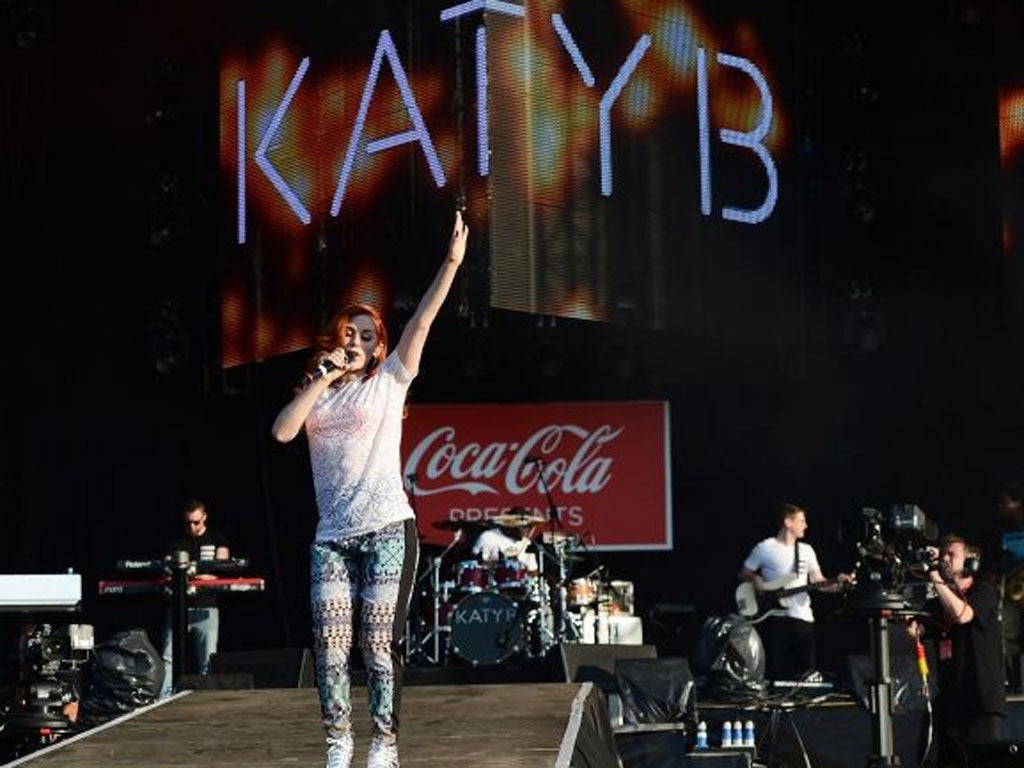 Katy B was a flash of quality on a night when sponsors seemed to dominate
