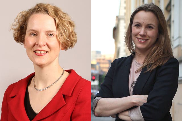 On the left, Emma Reynolds and, right, Axelle Lemaire: the two became friends while working in Parliament