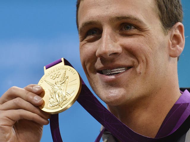 Ryan Lochte has something to smile about after winning the 400m individual swimming medley