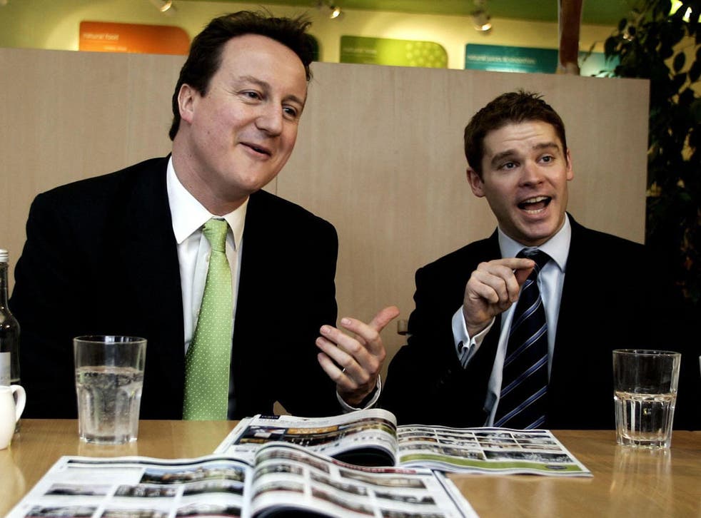 David Cameron and Aidan Burley