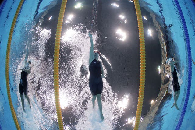 Sunday 29 July: Rebecca Adlington competes in the women's 400m Freestyle heat