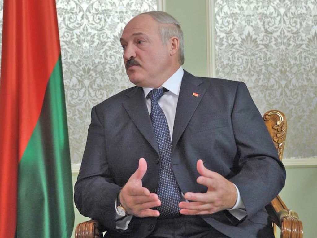 The Belarusian President Alexander Lukashenko