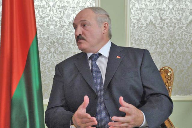The Belarusian President Alexander Lukashenko