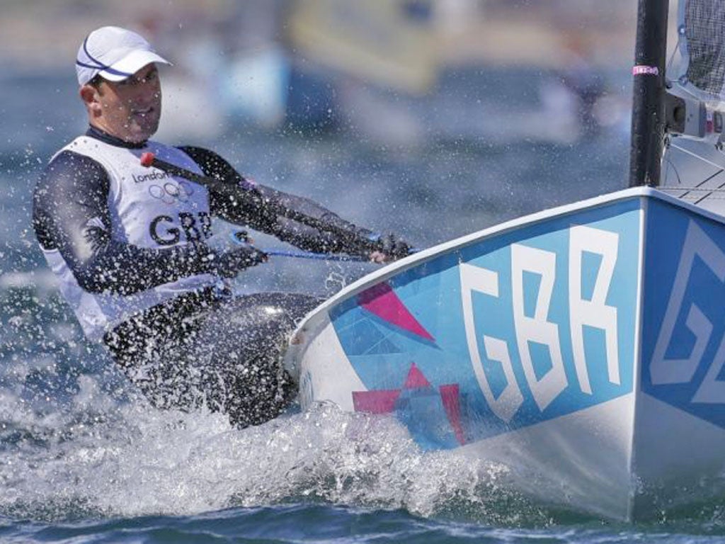 Ben Ainslie: Was satisfied with finishing second in both of his opening race