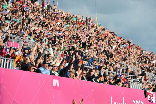 More than two million spectators turned out to watch the first three days of London 2012