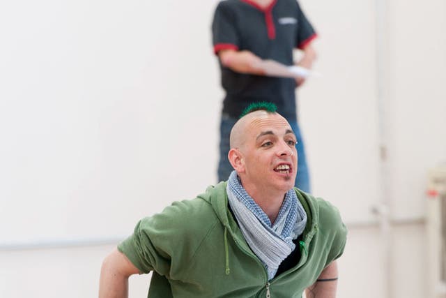 Nick Phillips, of Swansea, who is among the cast members starring in a provocative new play about disability.