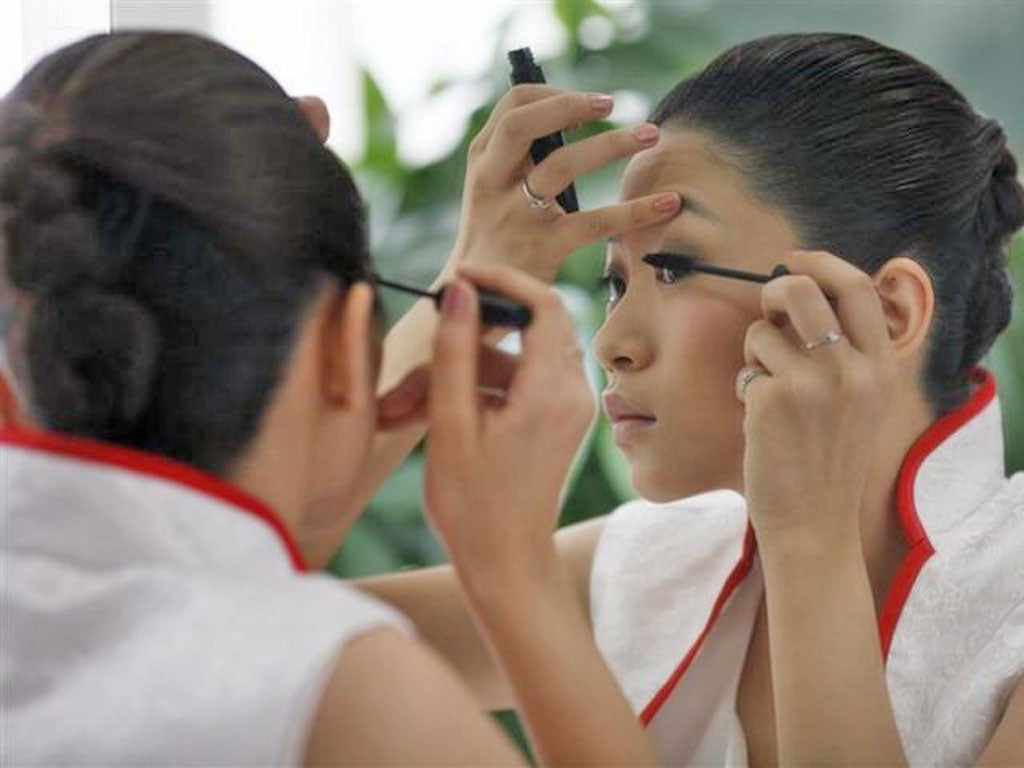 Sales of cosmetics grew by 18 per cent in China last year, amounting to £10bn