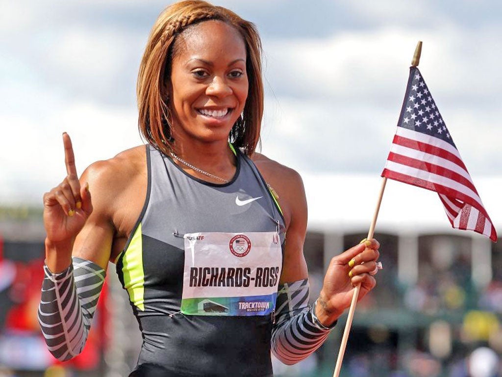 Sanya Richards- Ross says the ban will hurt many in Team USA