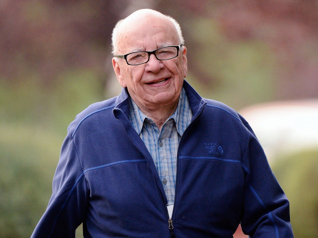 Controversial figure Rupert Murdoch will attend this Friday's swimming final with Boris Johnson