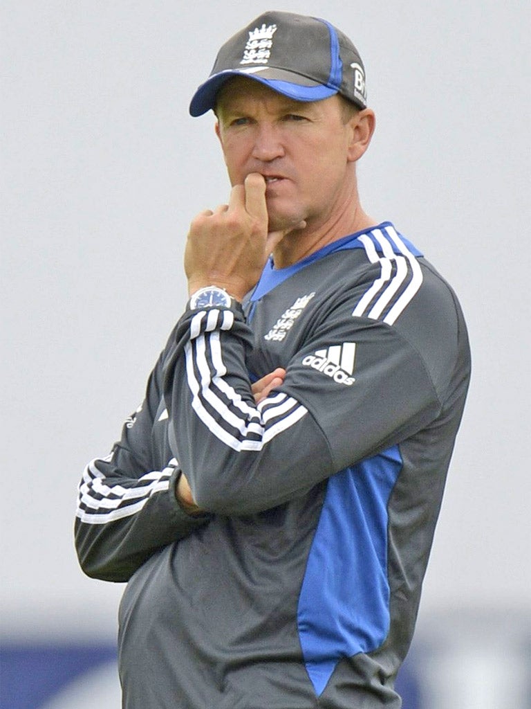 Andy Flower is under pressure after five defeats in nine matches