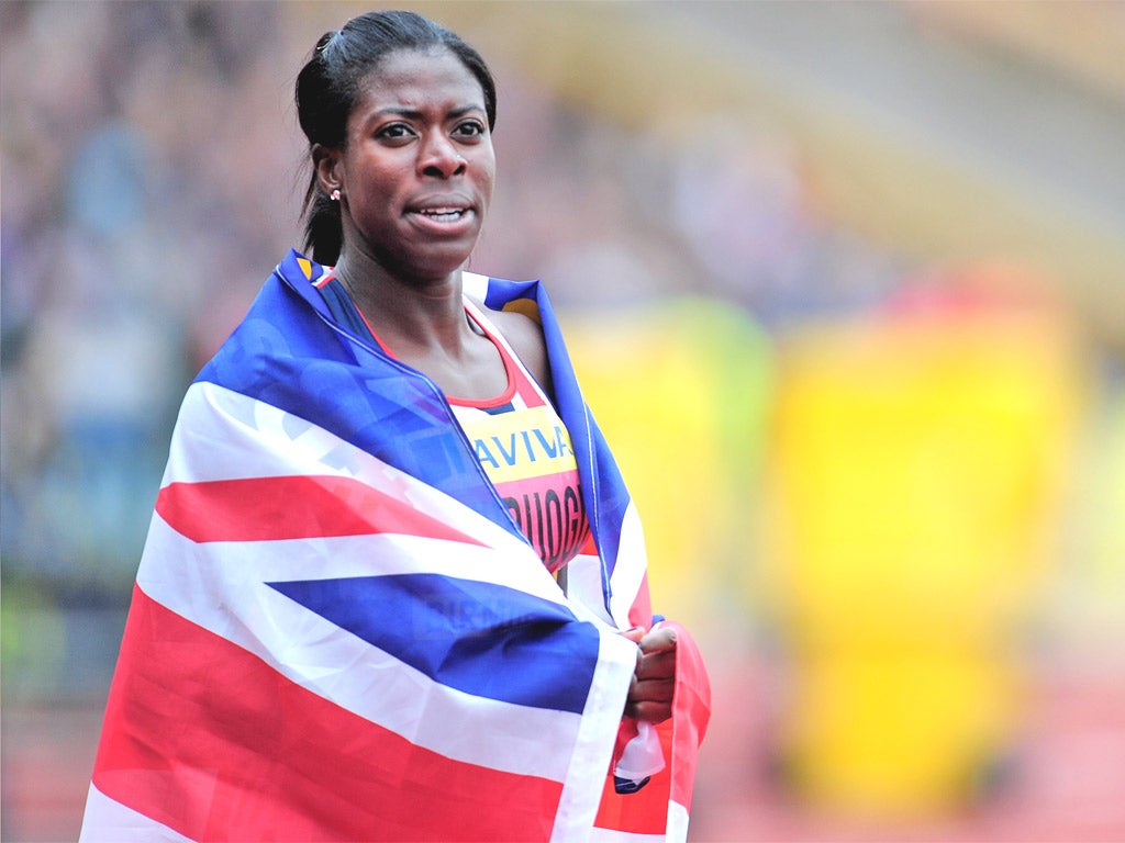 Christine Ohuruogu is ready to try and emulate her Beijing triumph