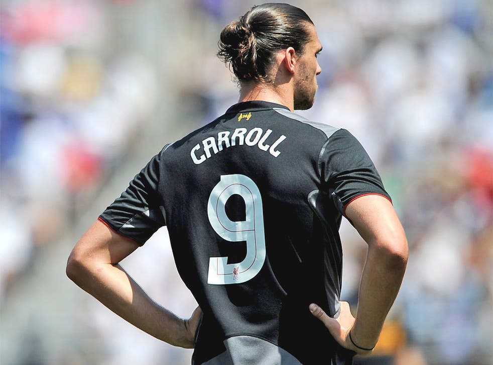 Andy Carroll has not made the trip due to a groin strain