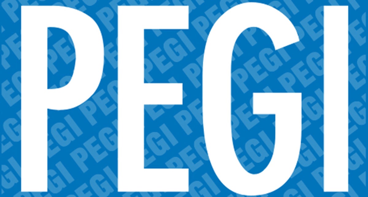Logotyp för PEGI - Pan-European Game Information (paneuropeisk spelinformation)