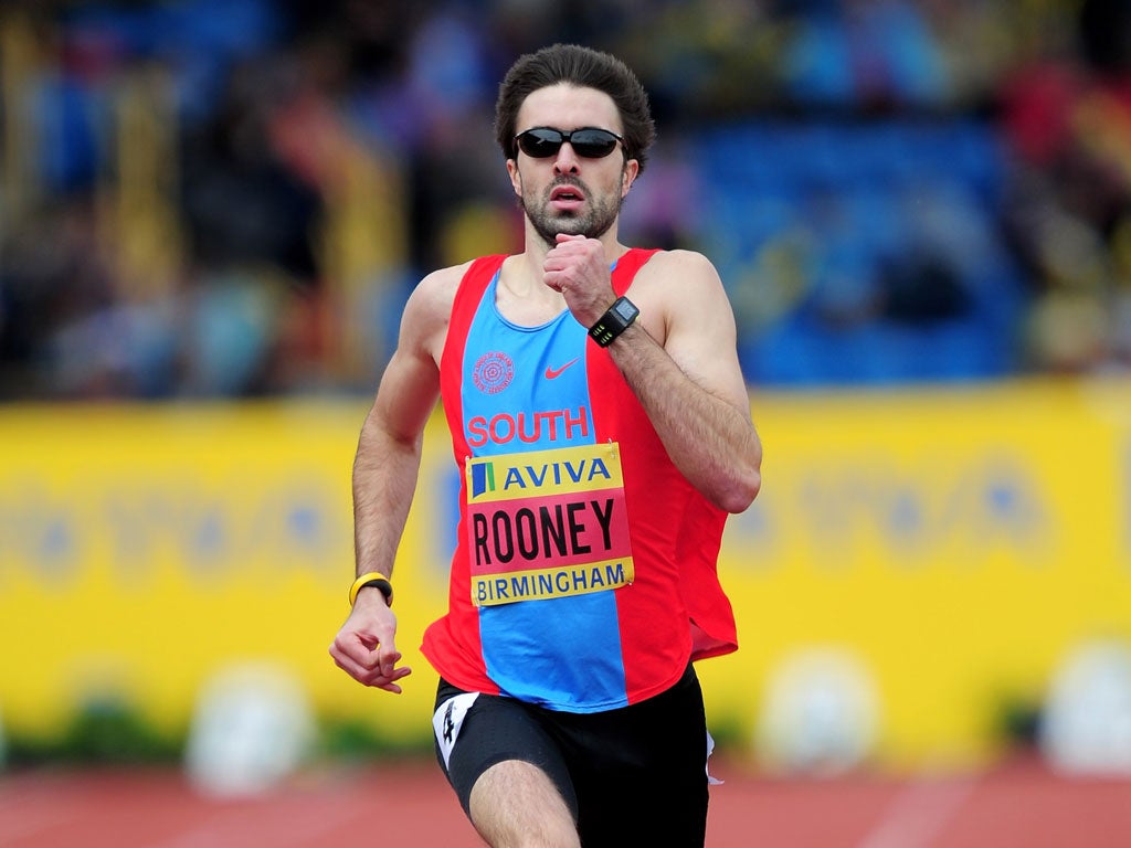 Runner Martyn Rooney who's local borough was ransacked by rioters last year