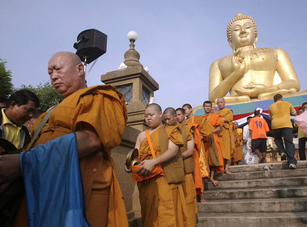 The investigation by Thai academics has discovered that 45 per cent of monks are obese while a full 40 per cent of them suffer from congenital diseases such as diabetes and high blood pressure. Many of them also suffer from various allergies.
