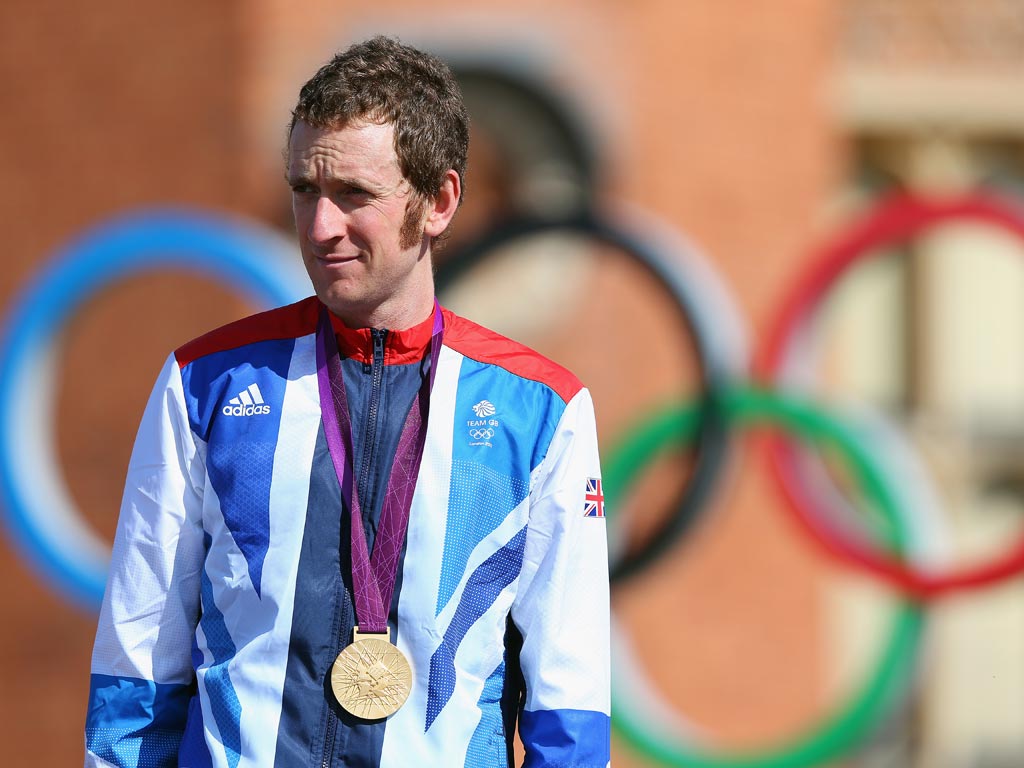 Bradley Wiggins won gold in the time-trial
