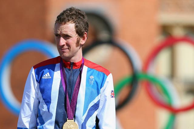 Bradley Wiggins won gold in the time-trial