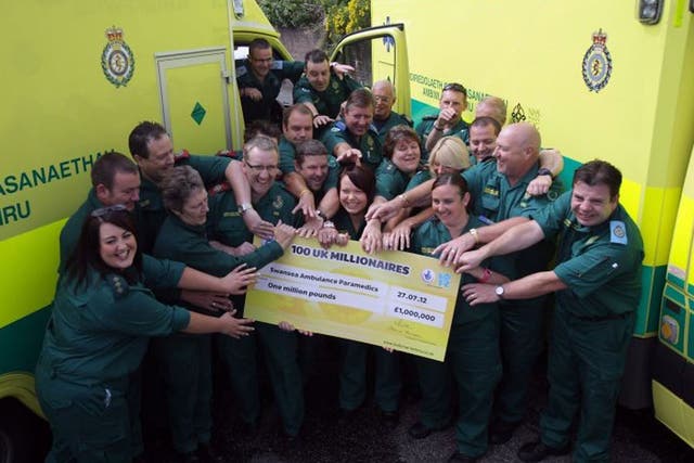 Dozens of the paramedics and ambulance service staff are to receive an extremely welcome £14,492 payout