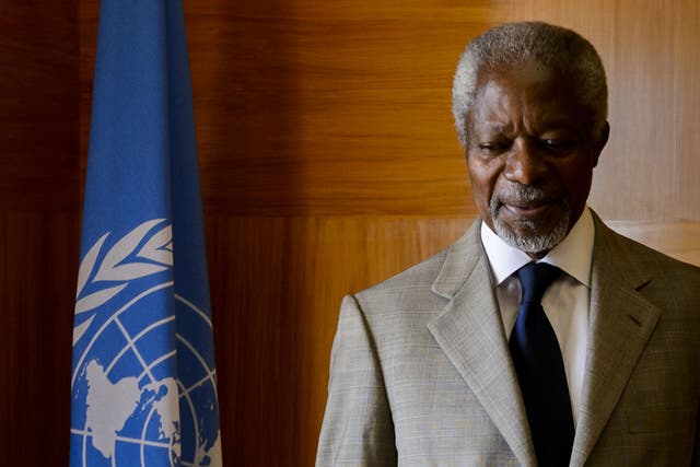Mr Annan will not renew his mandate when it expires on 31 August
