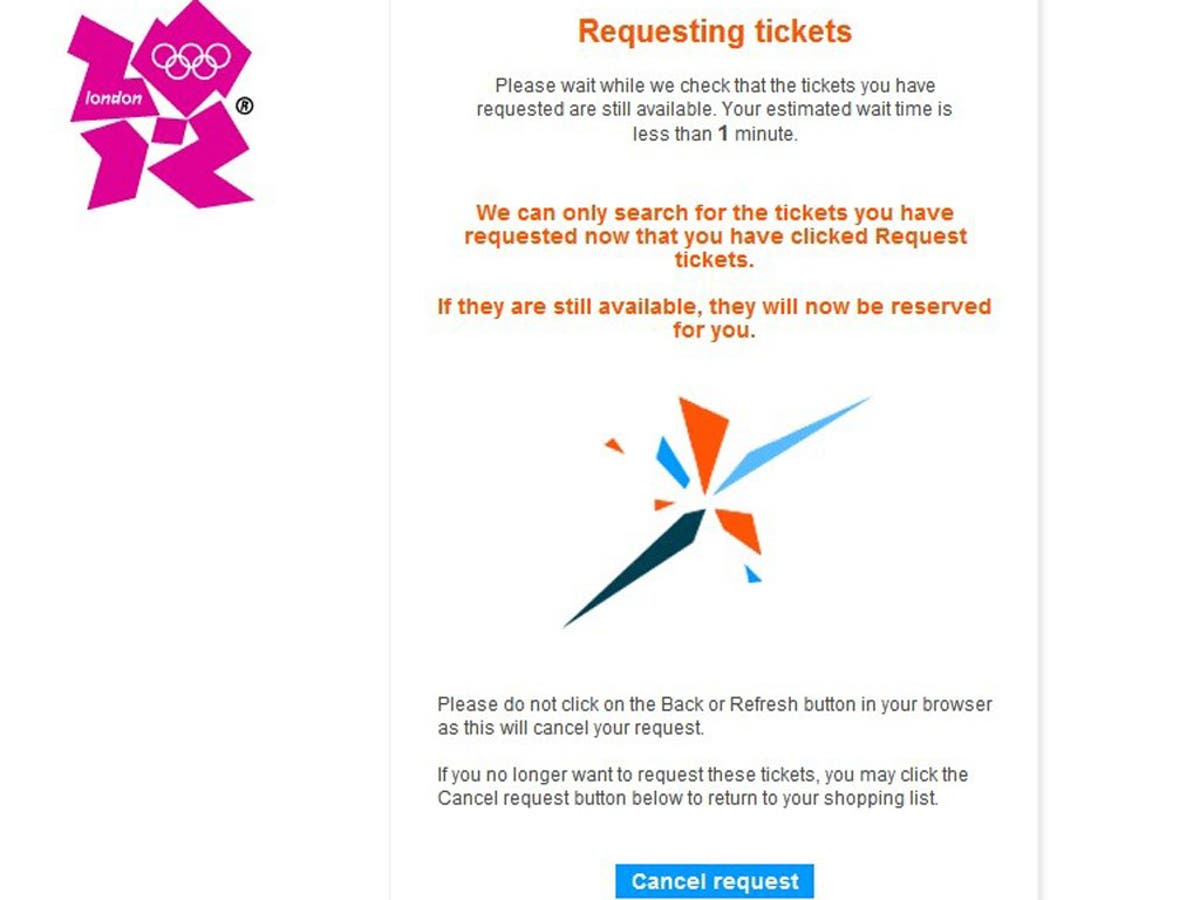 The seven stages of trying to buy Olympic tickets The Independent