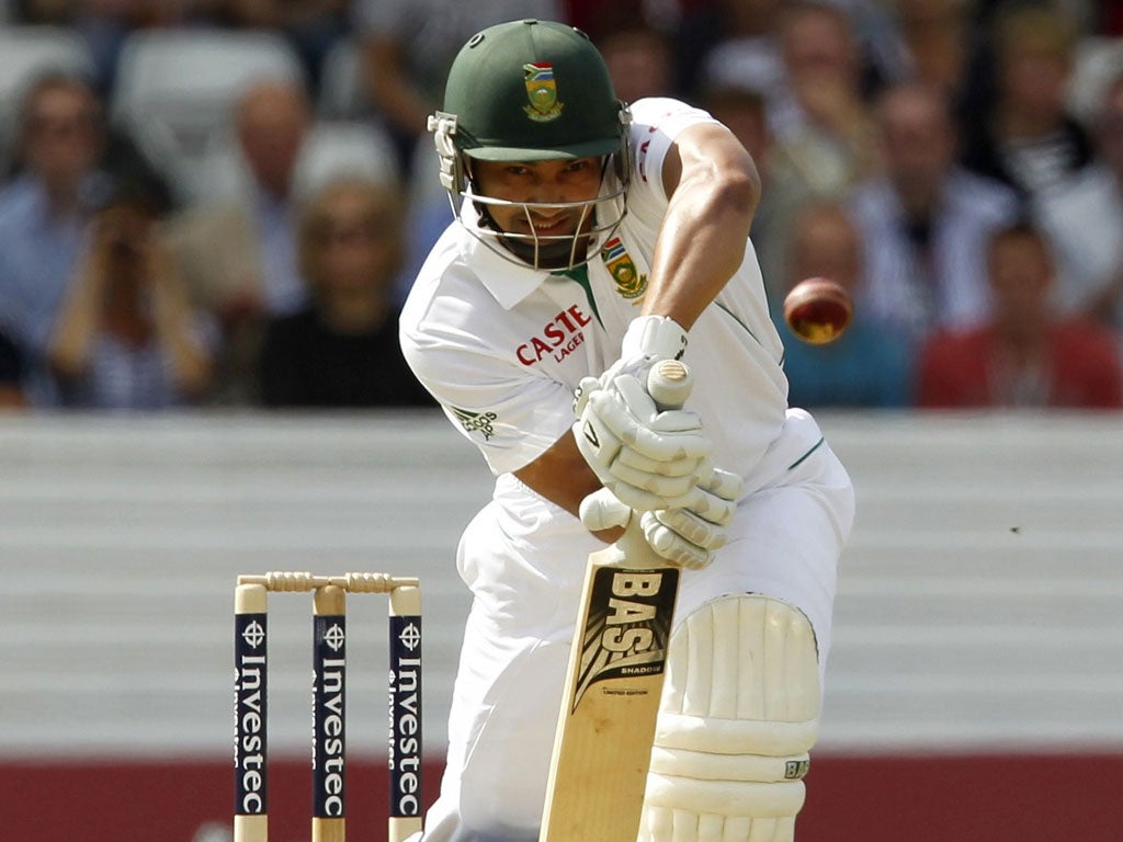 Alviro Petersen of South Africa on his way to a century at Headingley