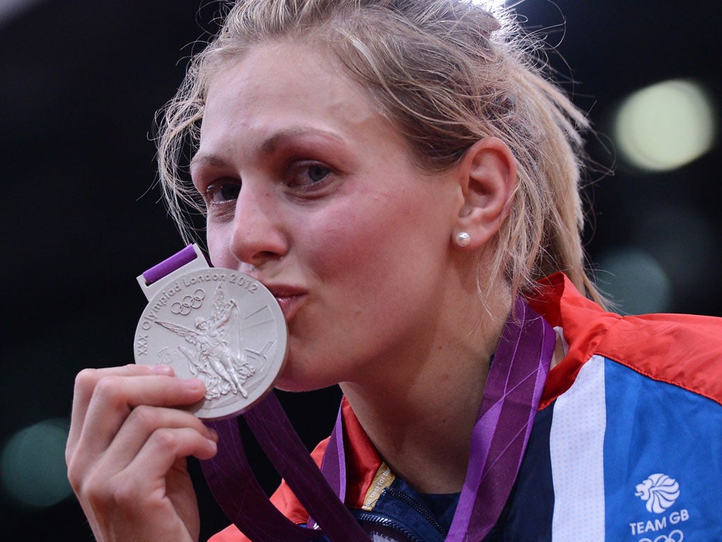 Gemma Gibbons picks up her silver in the judo