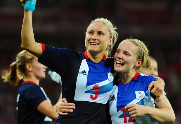 <b>Highlight: BBC3 7.30pm</b>
<br />A sell-out crowd awaits Team GB in Coventry for their quarter-final football clash with Canada. Can Steph Houghton, (No 3, right) repeat her scoring feat after her stunning strike guided GB to a shock 1-0 win over Brazi