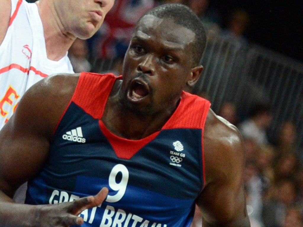 British forward Luol Deng