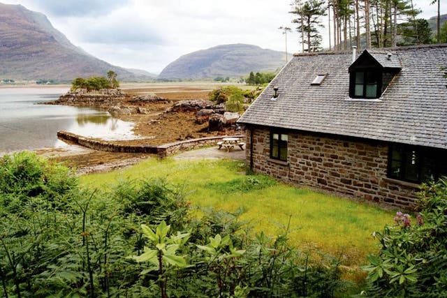 The Torridon Boat House, Wester Ross

<p>This cottage-style boathouse is surrounded by parkland in the remote Western Highlands. It has two bedrooms, a vast kitchen and a cosy lounge with a domed, bay window that juts out towards Loch Torridon – home to heron and otters. You can try archery or gorge scrambling via the adjoining Torridon Hotel, while whisky enthusiasts will delight in the hotel bar which has more than 350 malts.</p>

<p>The Torridon Boat House, by Achnasheen, Wester Ross IV22 2EY (01445 700300; thetorridon.com). Weekly rental starts from £900. Sleeps four people.</p>