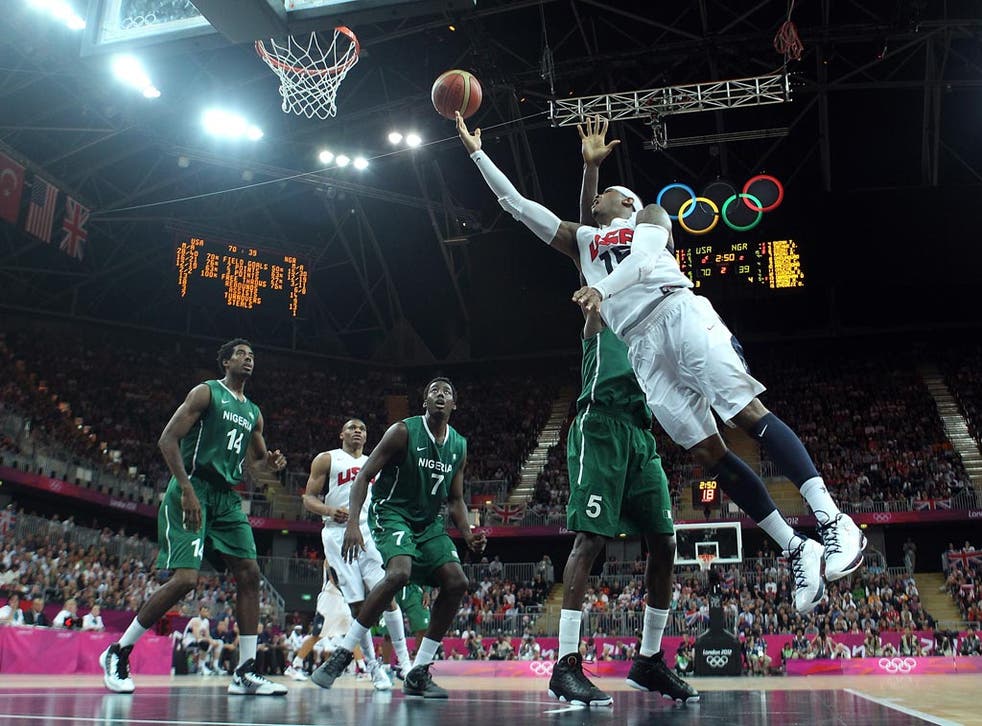 Basketball Usa Dream Team Score Olympic Record Of 156 Points Against Poor Nigeria The Independent The Independent