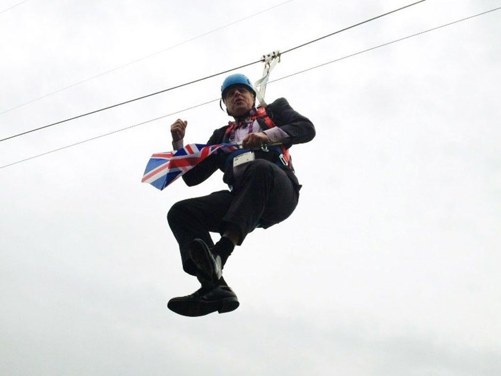 Boris Johnson's encounter with a zip wire this week only served to prove how adept the London Mayor is at defying political gravity
