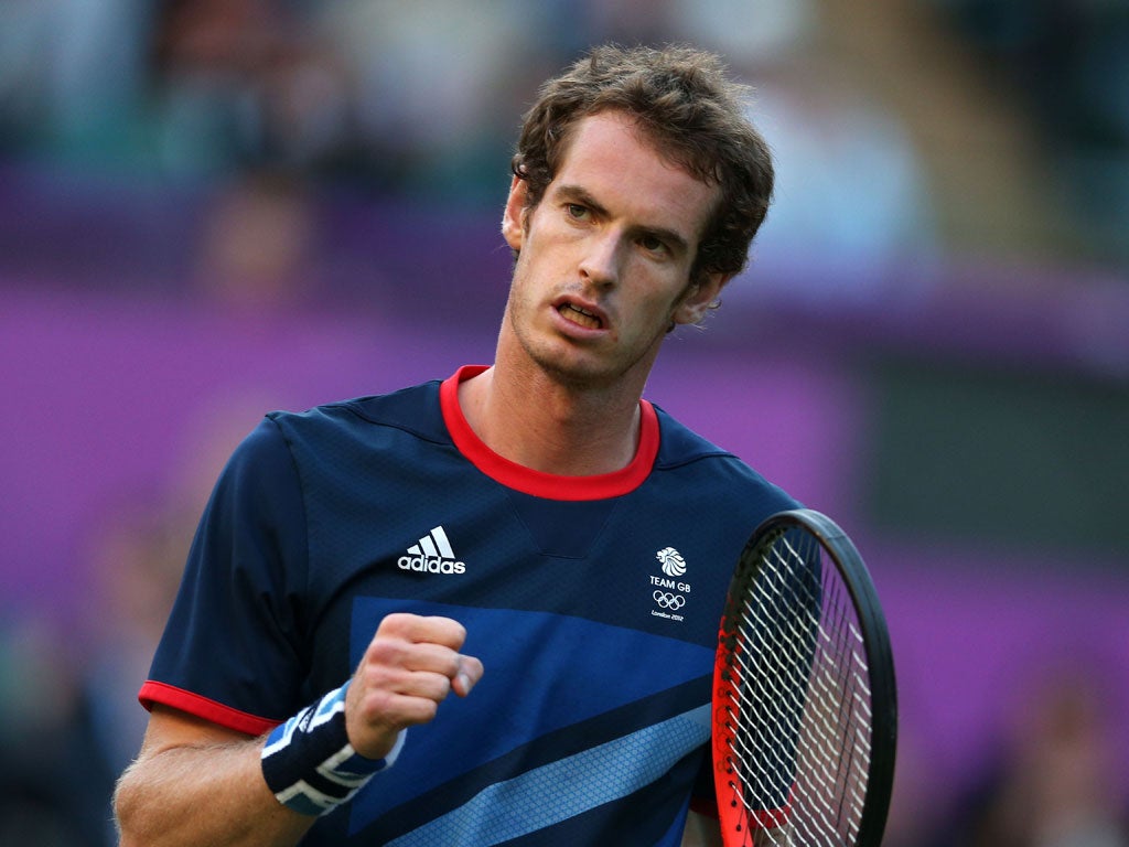 Friday 3, August: Andy Murray of Great Britain beats Novak Djokovic of Serbia to win through to the Men's Singles Tennis