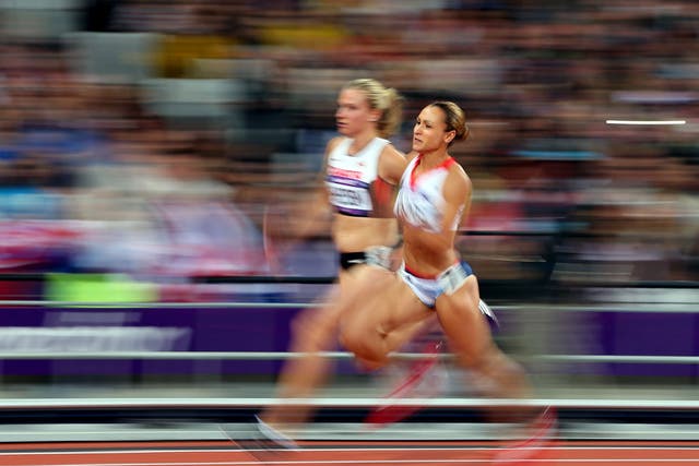 Friday 3, August:  Jessica Ennis of Great Britain competes in the Women's Heptathlon 200m on Day 7 of the London 2012 Olympic Games